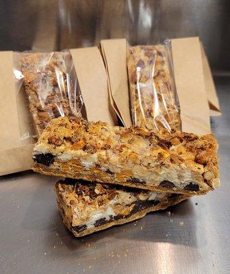 7 Layer Bars!! - Sweet Treat Layered With Coconut, Nuts, Chocolate Chips, ButterScotch Chips On A Graham Cracker Crust