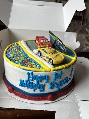 Disney Cars theme cake