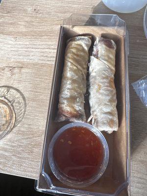 These are the spring rolls! LOVED THEM!