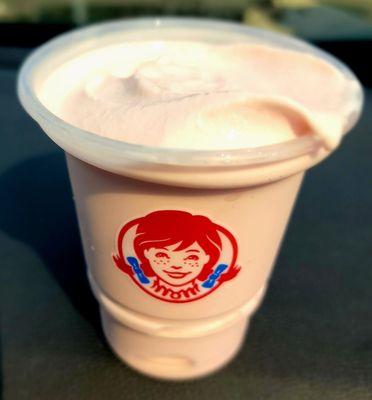 Wendys Strawberry Frosty