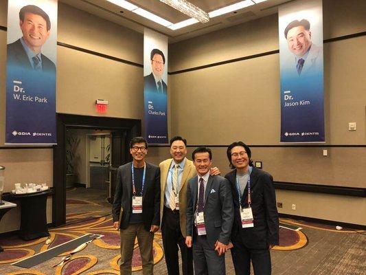 Dr. Eric Park at the 2018 Global Dental Implant Academy Symposium