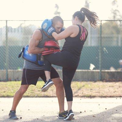 Custom self defense fitness program | The most fun you'll ever have working out | FightFit Personal Trainers Los Angeles CA