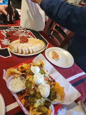 Nachos,  and Pizza Rolls.