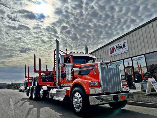 Ceramic coating in another fleet truck for PER Trucking