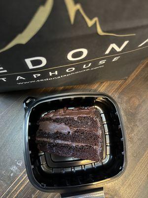 "Mile high" chocolate cake reality vs advertised