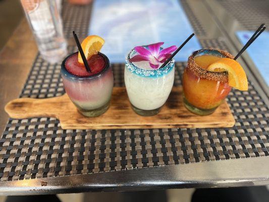 Margarita Flights - Octopus, Coco Loco, Spicy Mango,