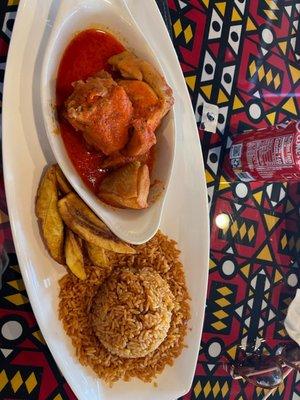 Jollof Rice with Plantain