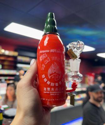 Sriracha Glass piece