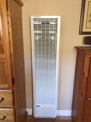 New wall heater install