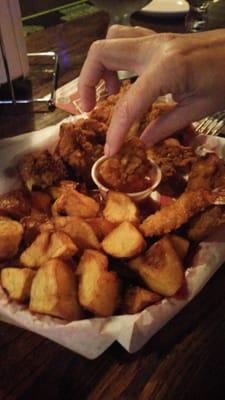 Mmmmm. Fried oysters.