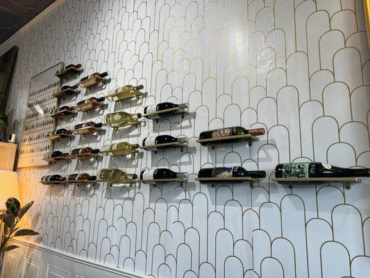 Wine wall display