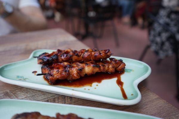 Chicken skewers @dumplingadventuress