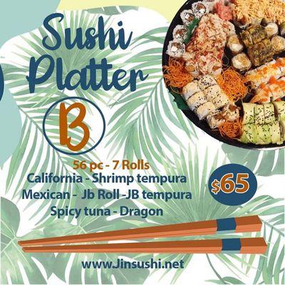 Sushi platter B