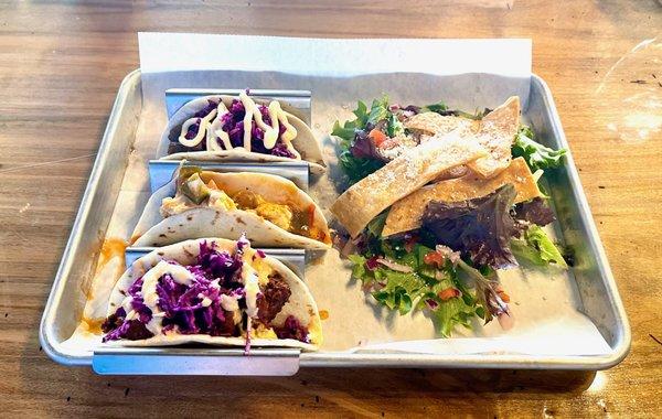 Taco Flight, Side Salad