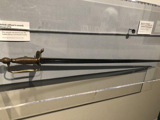 A British Officer's Sword, around 1775 - Actually found near the Yadkin River, in Forsyth County in NC!