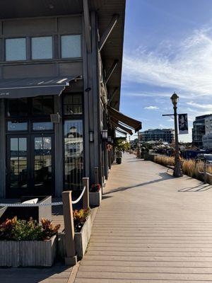 Boardwalk area entrance