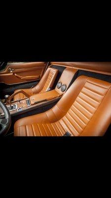 1967 Lamborghini Miura interior.