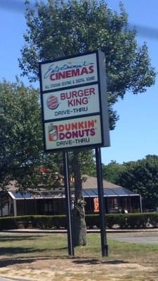 Dennis Dunkin Donuts -- Patriot Square : 6 Enterprise Road, Dennis           Sign