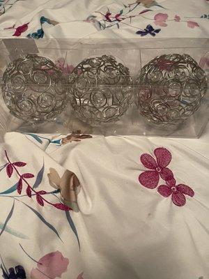 3 pack of Decorative Balls