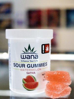 Sour Gummies from Wana Edibles.