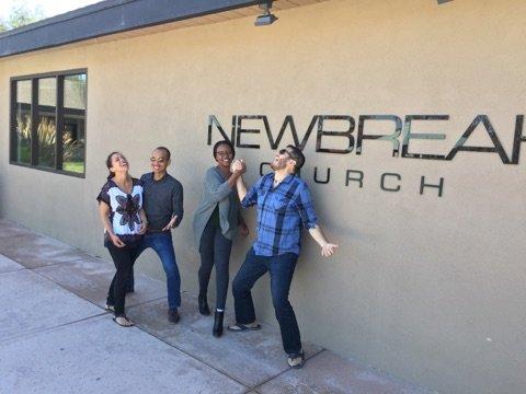 When life group members just be silly! With Julianna, Kris and Melanie. Amazing people and an Amazing church.