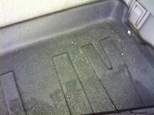 Rear 'hatch' tray, after 'detailing.'