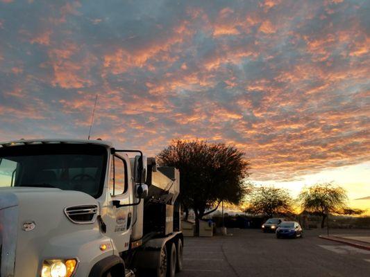 Mobile Mix truck ready to start the day.