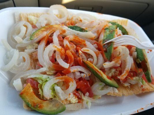 Amazing chicharron, ask for lemon juice on it and extra salt