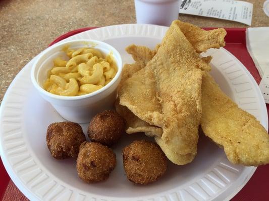 Fish Plate with Macaroni