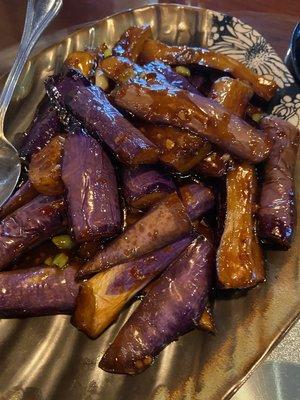 Eggplant in Spicy Garlic Sauce