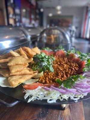 Platter  for supper ball