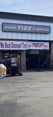 Scam promotion of buy 2 tires get 2 free