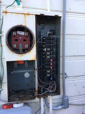 Old circuit breaker