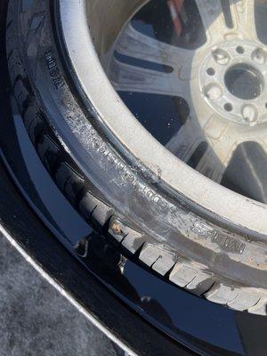 Tire damage