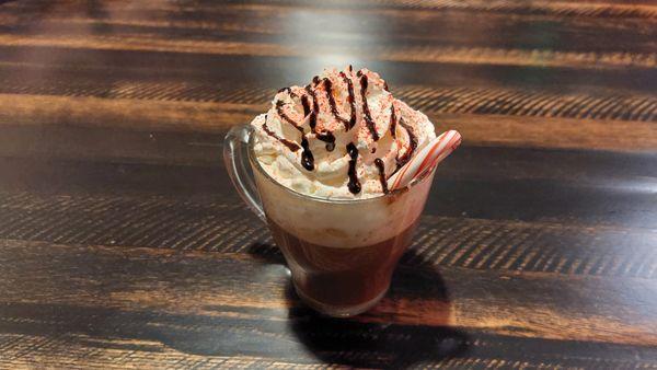 Dark Peppermint Hot Chocolate