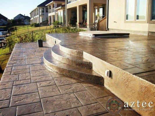 Colored Stamped Concrete