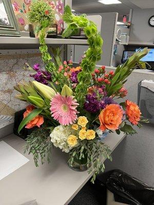 Beautiful flower arrangement from University Florist