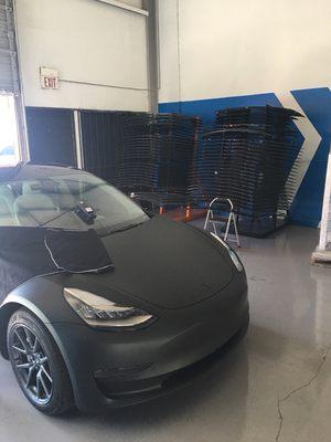 Model 3 grey matte wrap