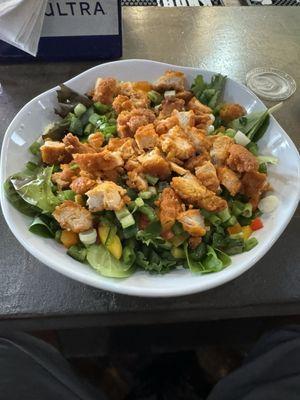 Buffalo chicken salad is amazing. And the staff is top-notch.  I love coming here.