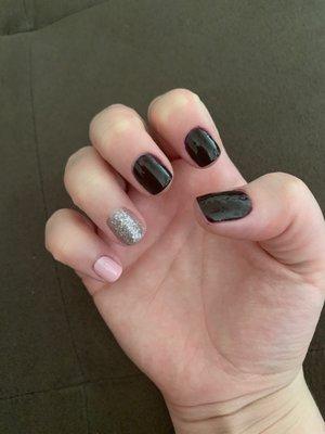 My fall nail look. Exactly what I wanted.