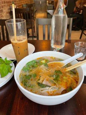 Pho Tai & Vietnamese Iced Coffee