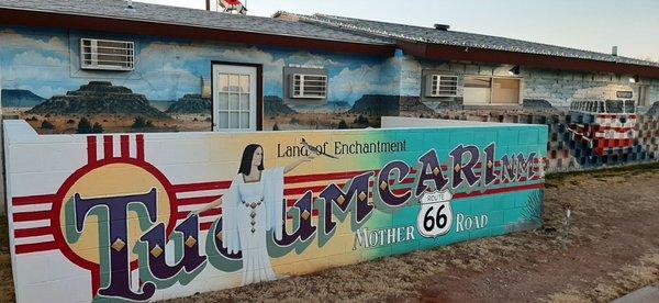 Actually, the Safari Hotel example of awesome vintage art displayed in Tucumcari