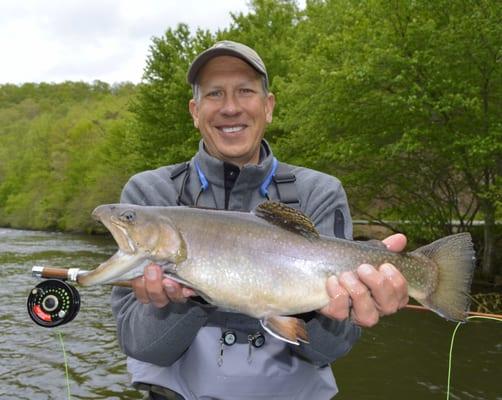 Massive Brook Trout on the Tuckasegee River