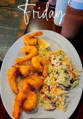 Breaded shrimp special