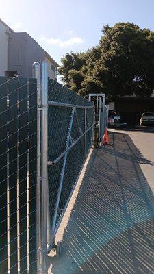 Chain Link Fence & Gate