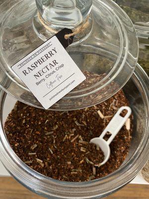 A large selection of small batch teas to enjoy during your service or take a tin home.