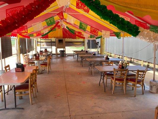 Dining area.