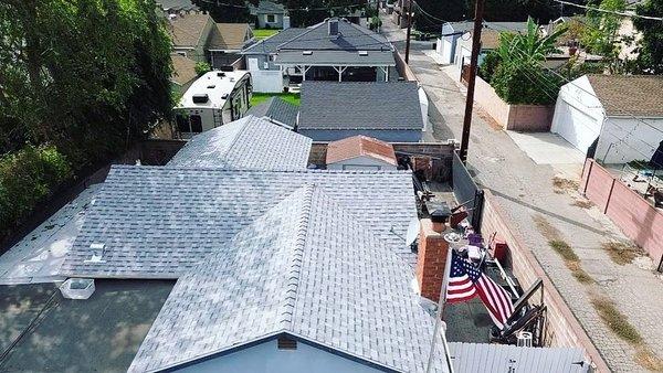 New shingle roof