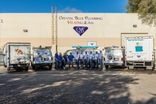 The Crystal Blue Plumbing, Heating & Air Family