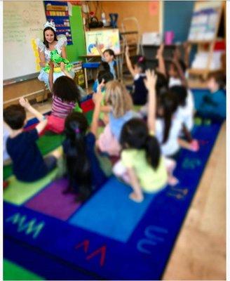 Our tooth fair, Halley, loves teaching children about oral health